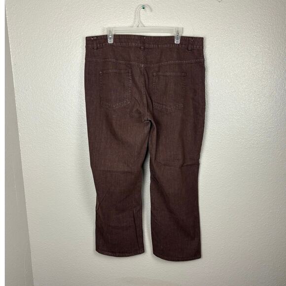 Coldwater Creek Size W18 Cotton Blend Brown Women’s Natural Fit Mid-rise Jeans - Picture 2 of 6